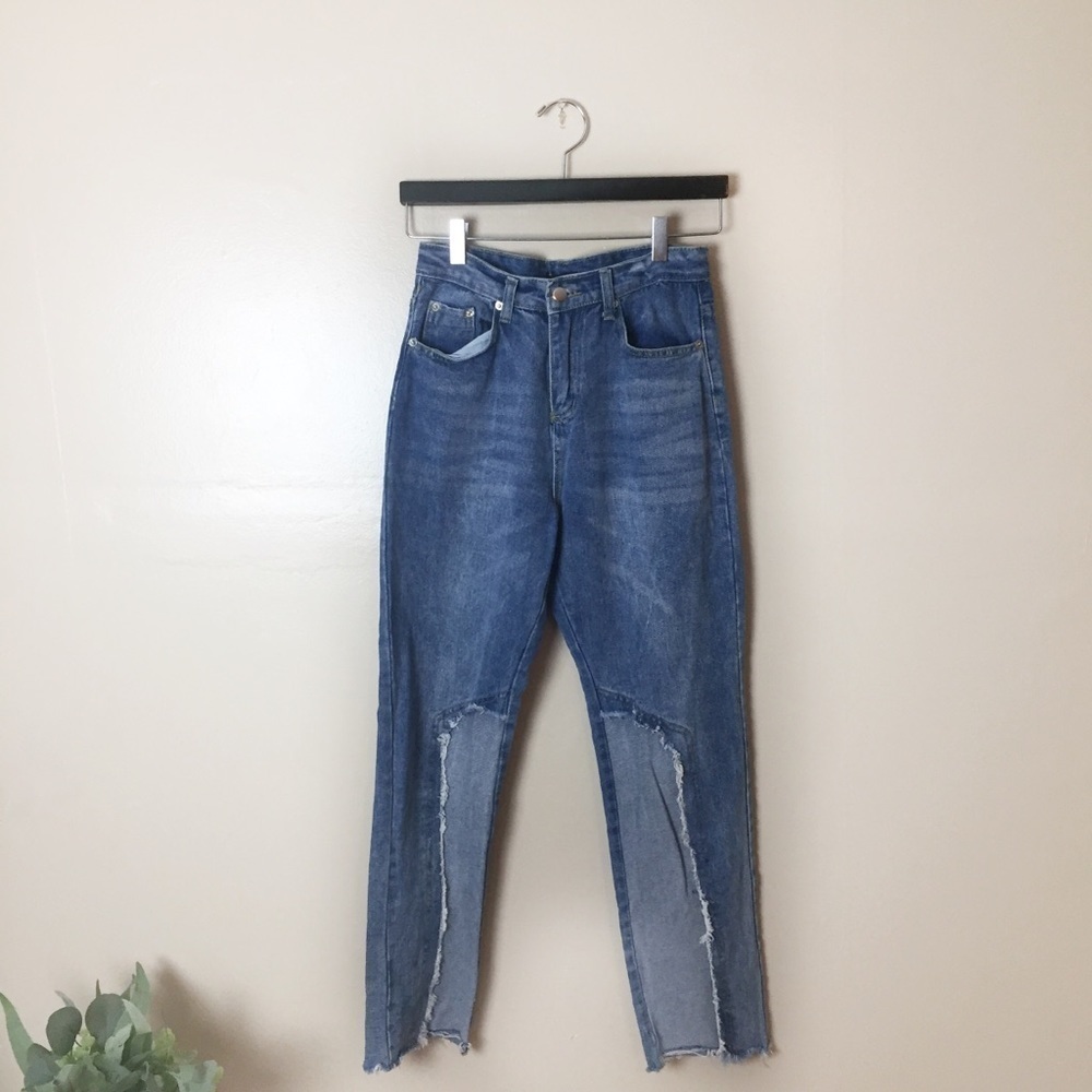 [Fashion Nova] High Waist Distressed Skinny Jeans